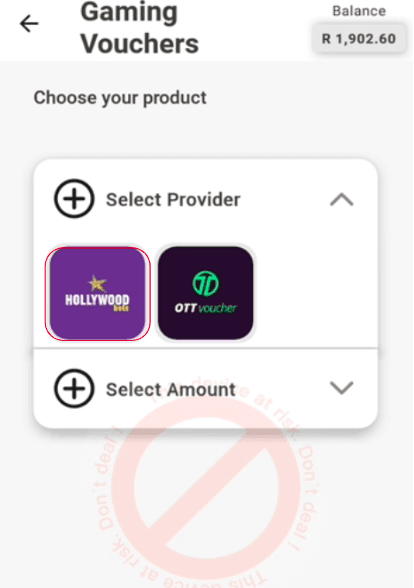 Step 4: Select the Provider 