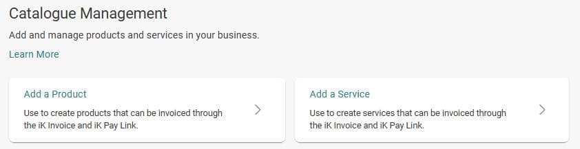 Step 1: Click add a product or service